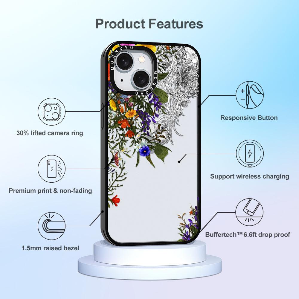 Beautiful Bloom Phone Case - iPhone 15 Plus Case - MOSNOVO