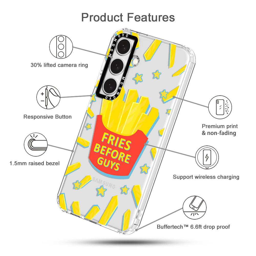 Fries Before Guys Phone Case - Samsung Galaxy S24 Plus Case - MOSNOVO