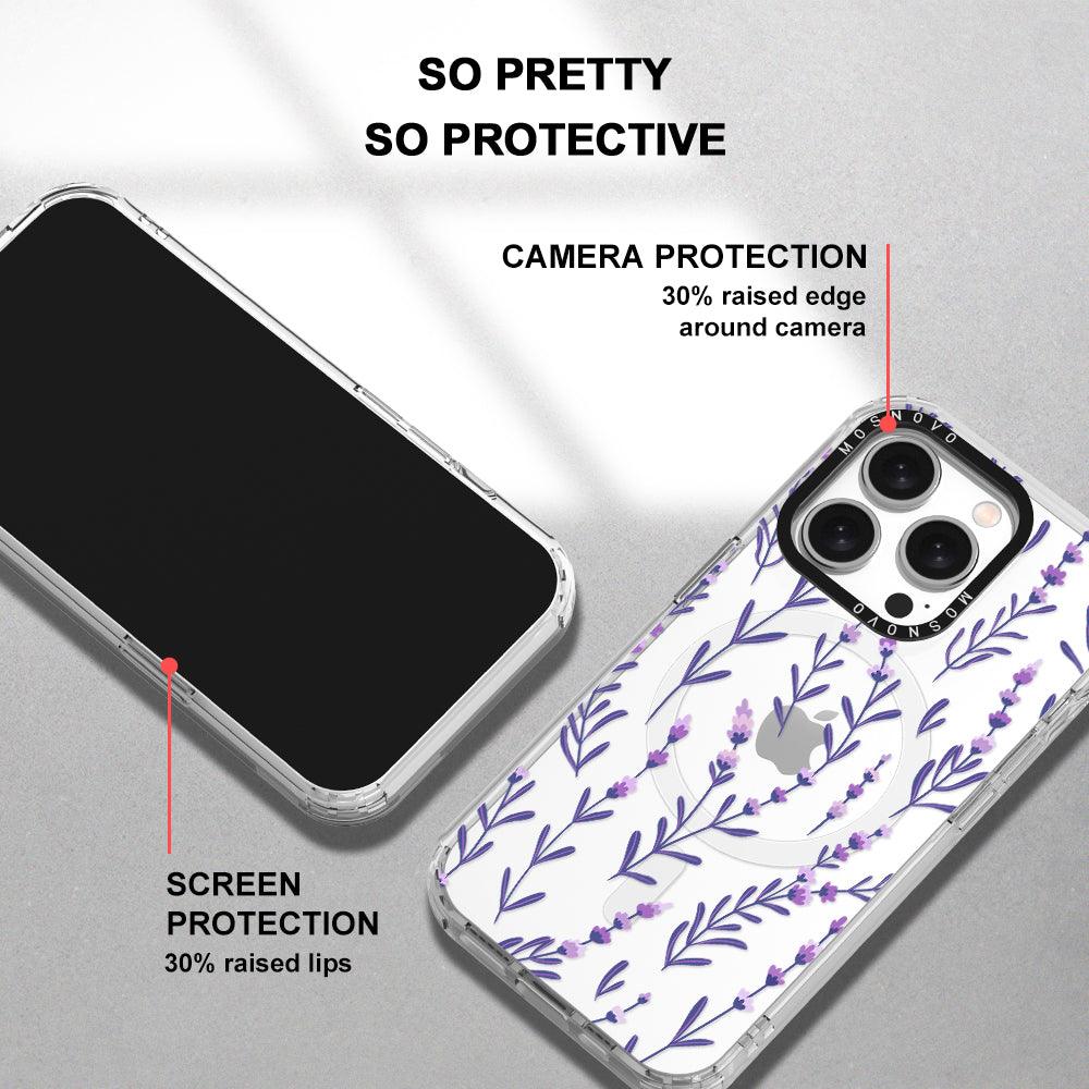 Lavenders Phone Case - iPhone 15 Pro Case - MOSNOVO