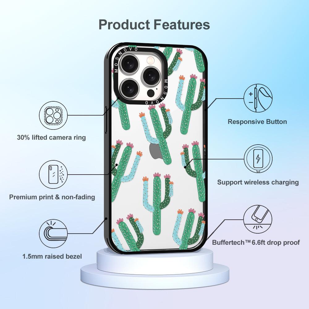 Cactus Phone Case - iPhone 15 Pro Max Case - MOSNOVO