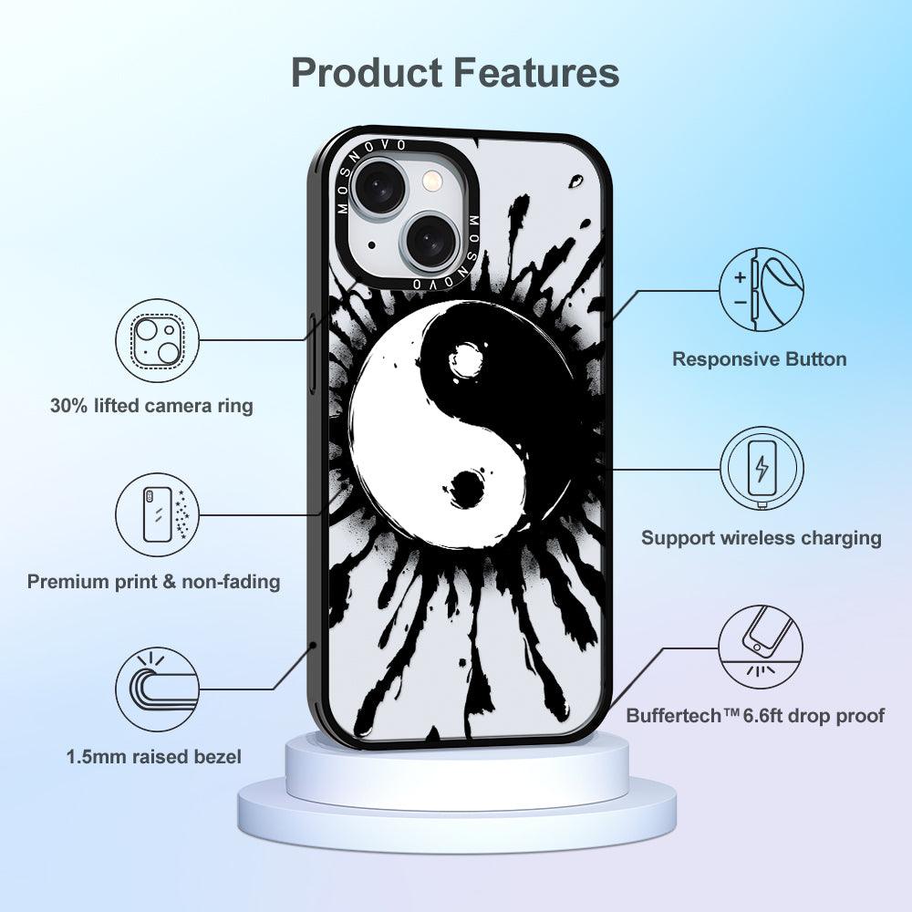 Ying Yang Phone Case - iPhone 15 Case - MOSNOVO