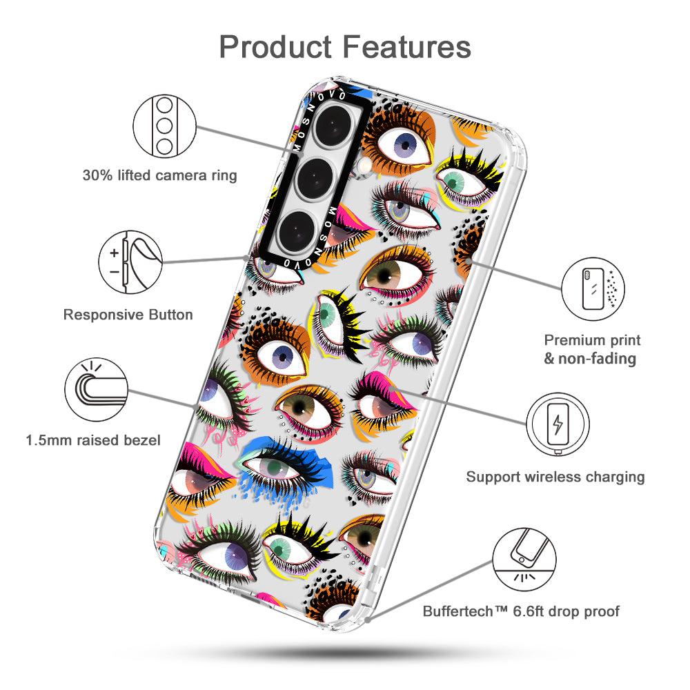 Art of Eyes Phone Case - Samsung Galaxy S24 Plus Case - MOSNOVO