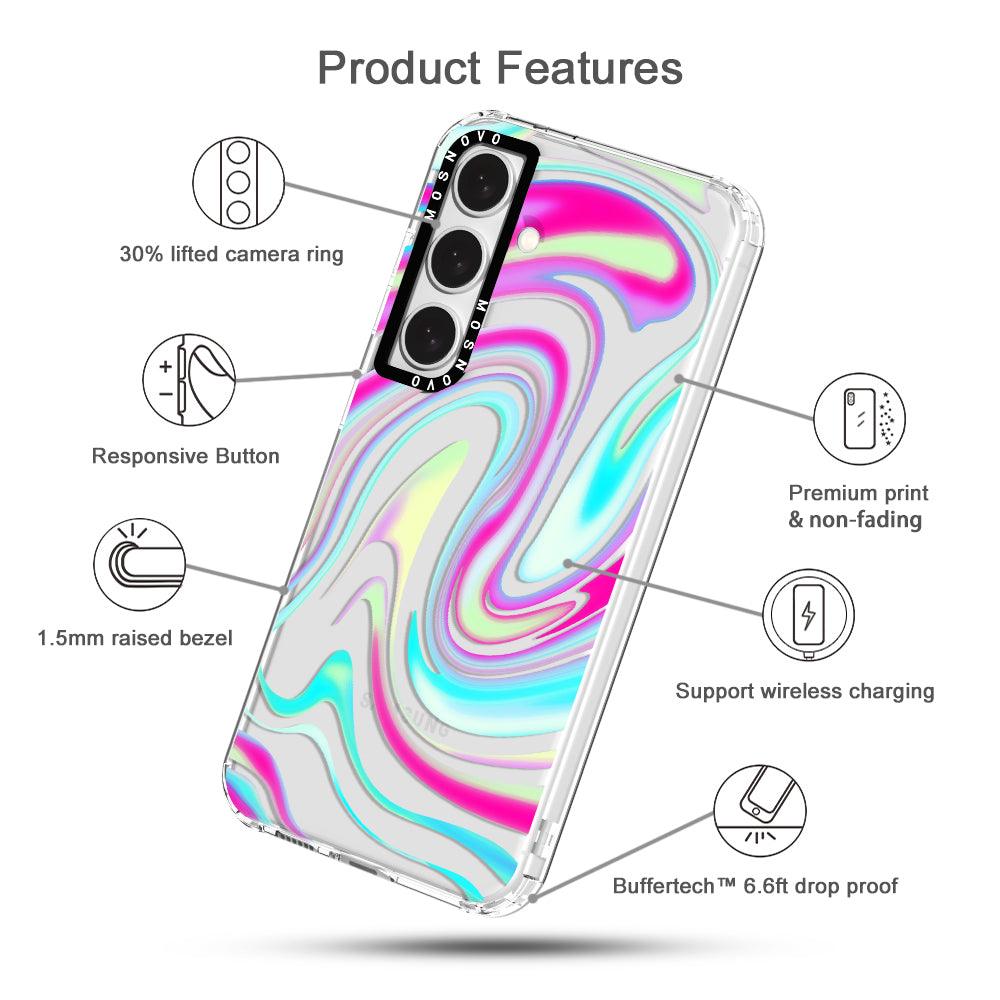 Psychedelic Swirls Phone Case - Samsung Galaxy S24 Plus Case