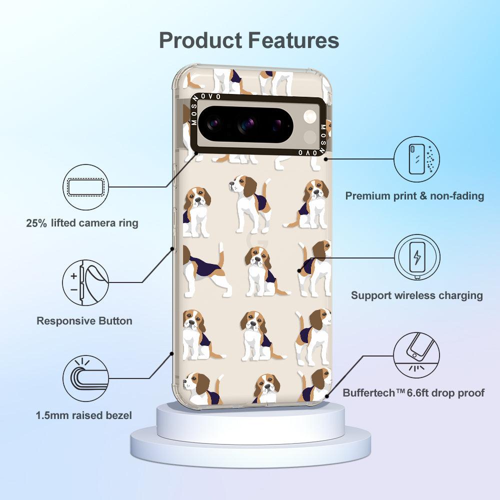 Cute Beagles Phone Case - Google Pixel 8 Pro Case - MOSNOVO