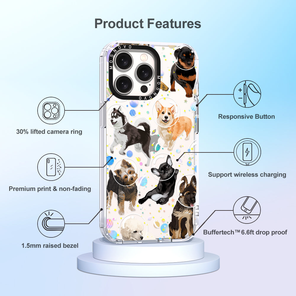 Space Dog Phone Case - iPhone 15 Pro Max Case - MOSNOVO