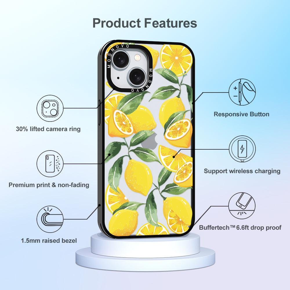 Lemon Phone Case - iPhone 15 Plus Case - MOSNOVO