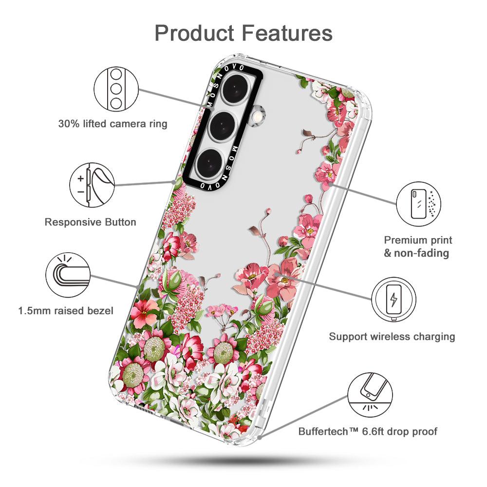 Blooms Phone Case - Samsung Galaxy S24 Plus Case - MOSNOVO