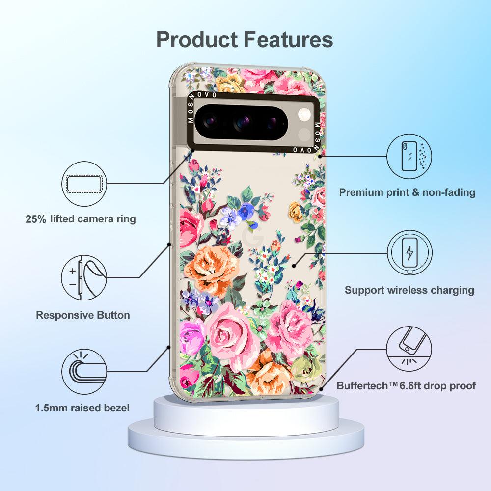 Flower Garden Phone Case - Google Pixel 8 Pro Case - MOSNOVO