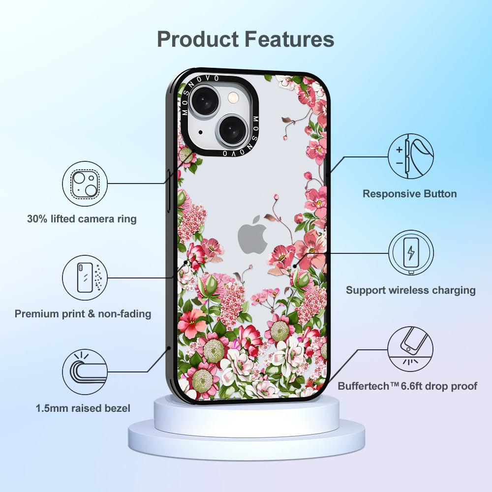 Blooms Phone Case - iPhone 15 Case - MOSNOVO