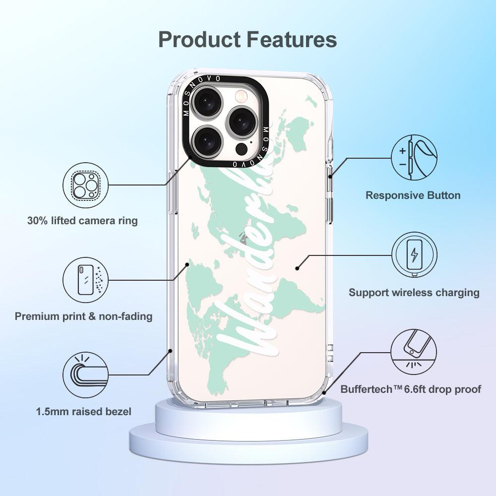 Wanderlust Phone Case - iPhone 15 Pro Max Case - MOSNOVO