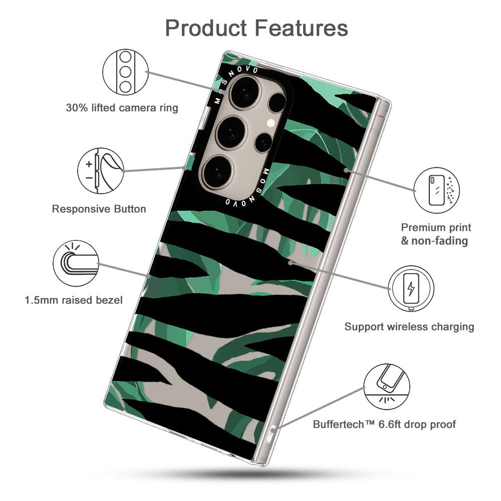 Wild Zebra Phone Case - Samsung Galaxy S24 Ultra Case - MOSNOVO