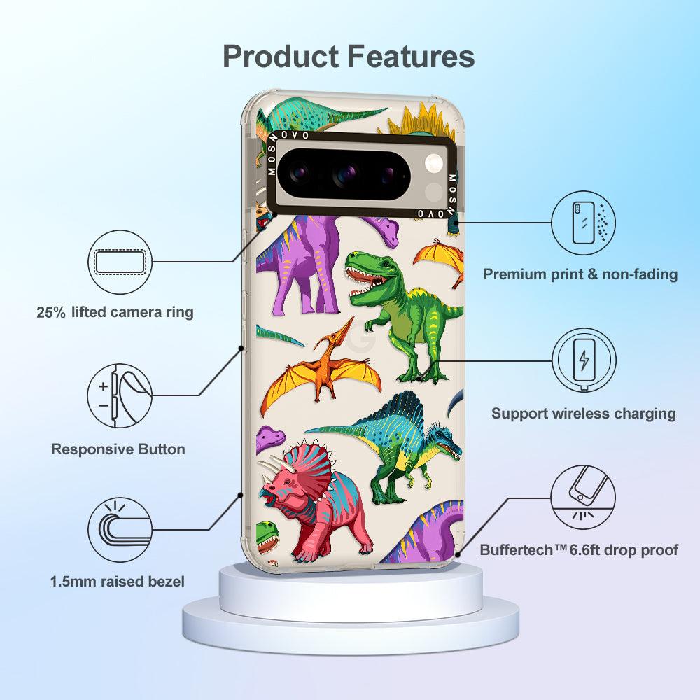 Dinosaur World Phone Case - Google Pixel 8 Pro Case - MOSNOVO