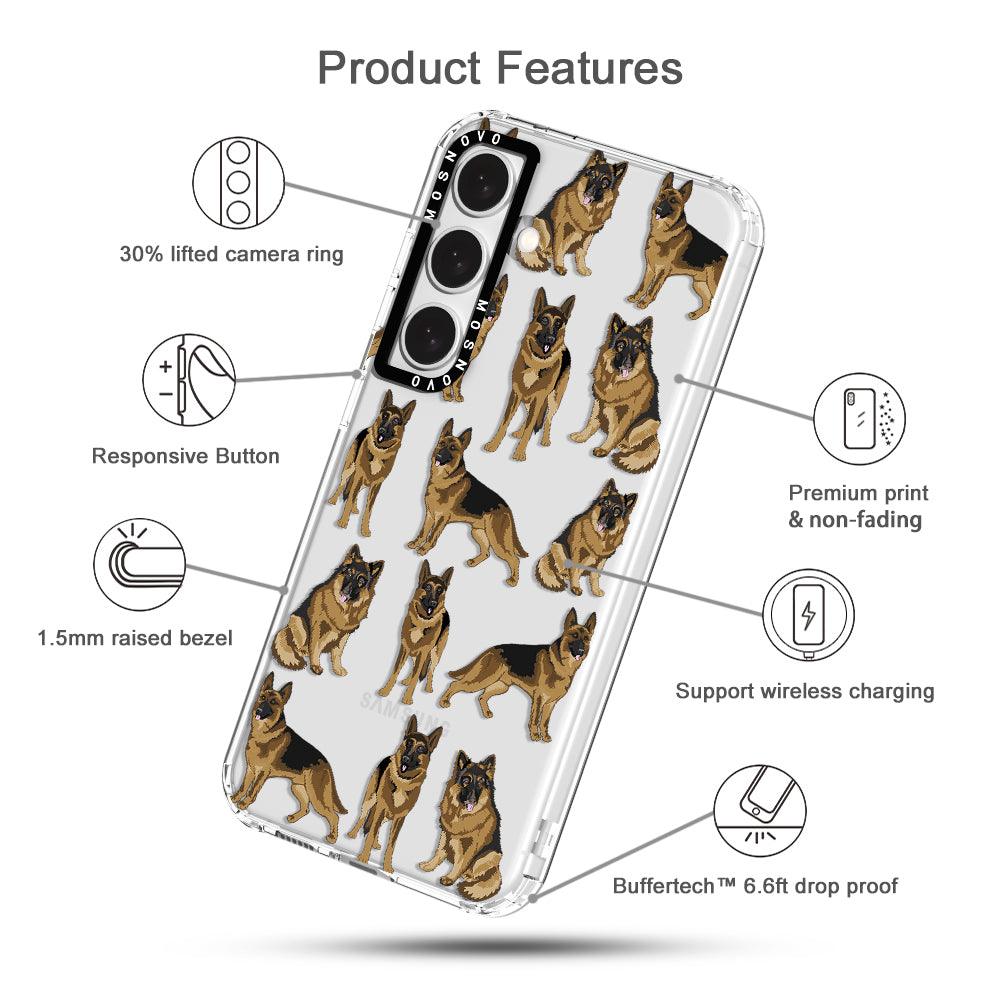 Shepherd Dog Phone Case - Samsung Galaxy S24 Plus Case - MOSNOVO