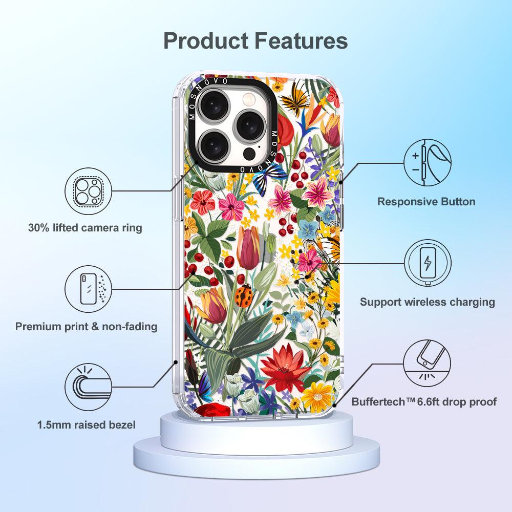 In The Garden Phone Case - iPhone 15 Pro Max Case - MOSNOVO