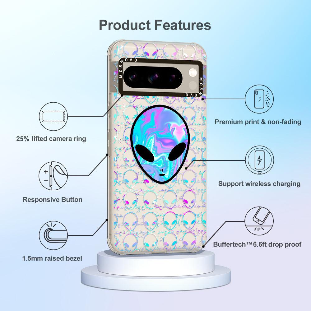 Space Alien Phone Case - Google Pixel 8 Pro Case - MOSNOVO