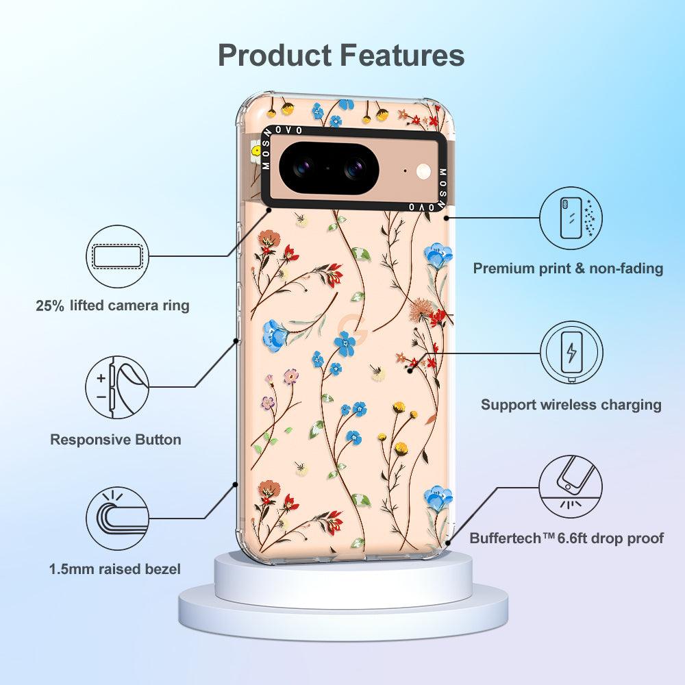 Wildflowers Phone Case - Google Pixel 8 Case - MOSNOVO