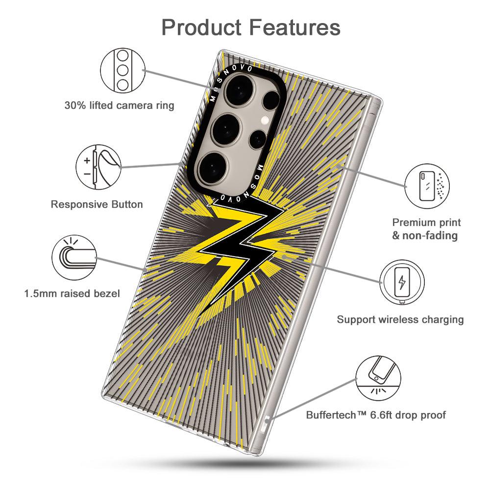 Lightning Bolt Phone Case - Samsung Galaxy S24 Ultra Case - MOSNOVO