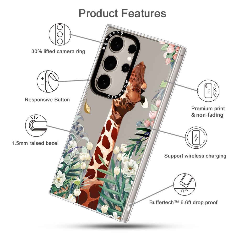 Giraffe Garden Phone Case - Samsung Galaxy S24 Ultra Case - MOSNOVO