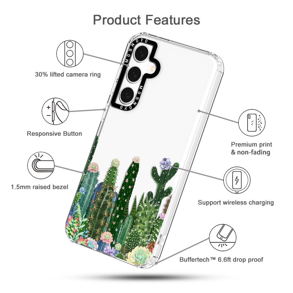 Succulents Garden Phone Case - Samsung Galaxy S23 FE Case