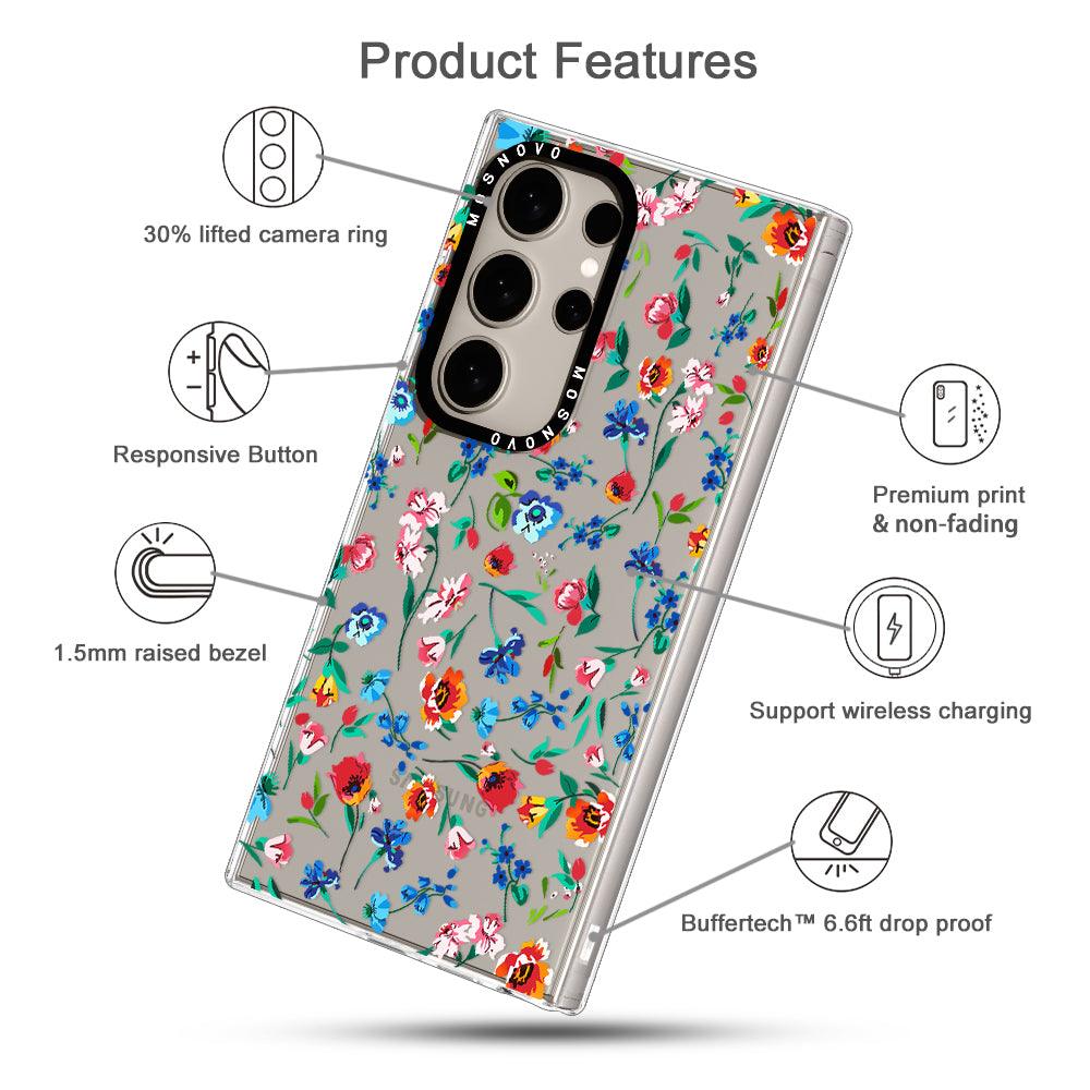 Little Wild Flower Phone Case - Samsung Galaxy S24 Ultra Case - MOSNOVO