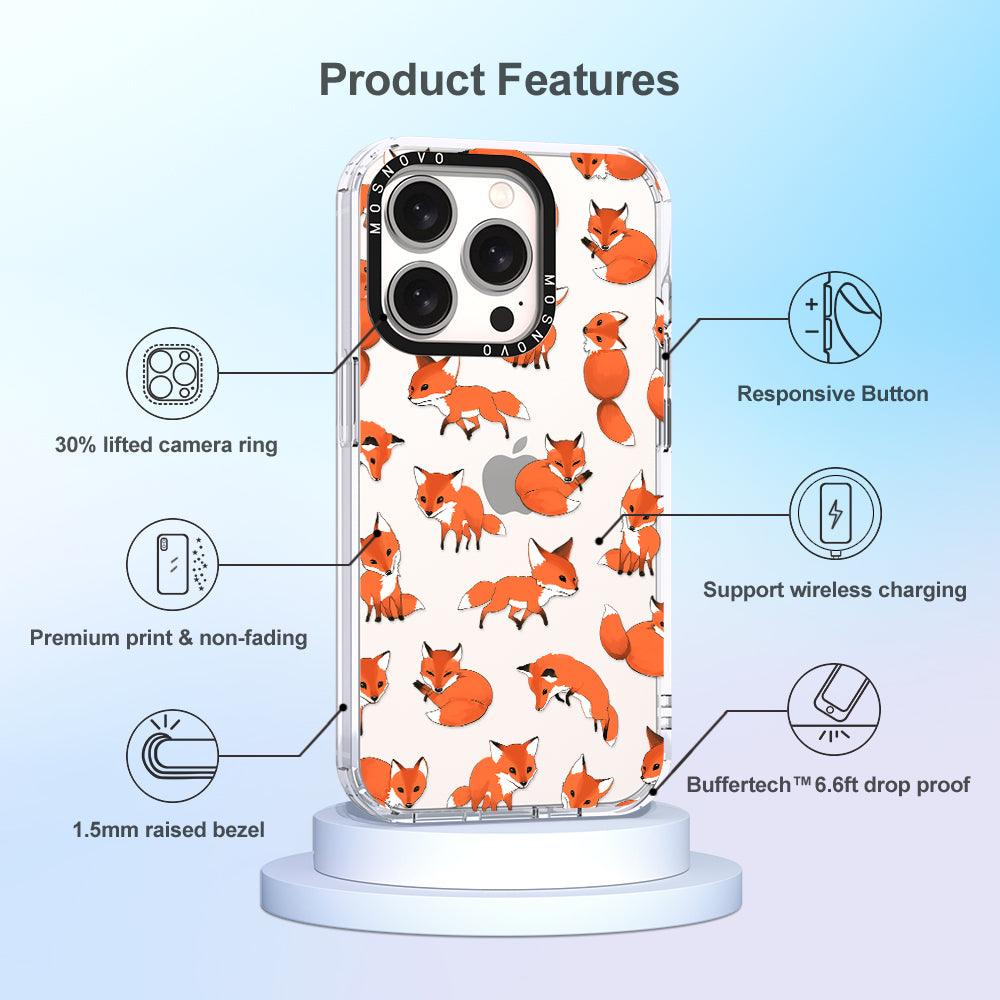 Fox Phone Case - iPhone 15 Pro Case - MOSNOVO