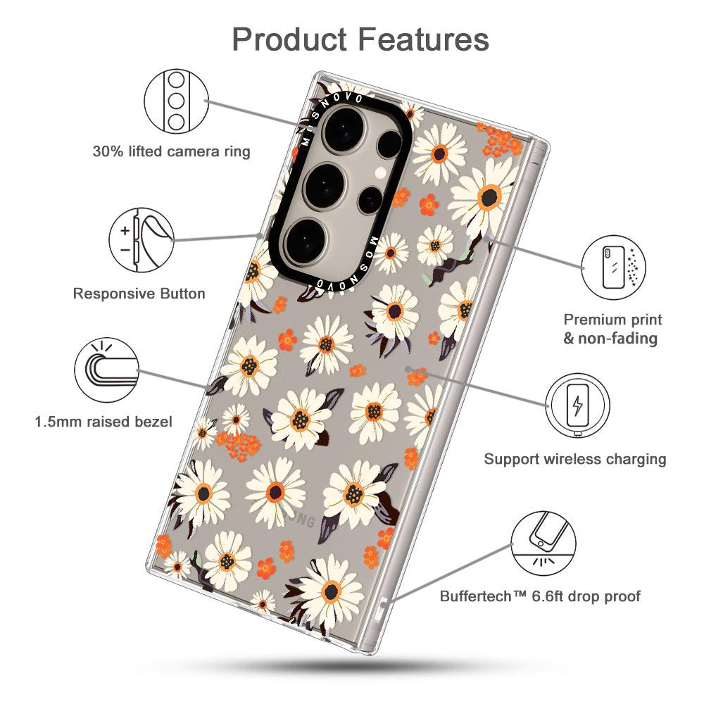 Spring Daisy Phone Case - Samsung Galaxy S24 Ultra Case - MOSNOVO