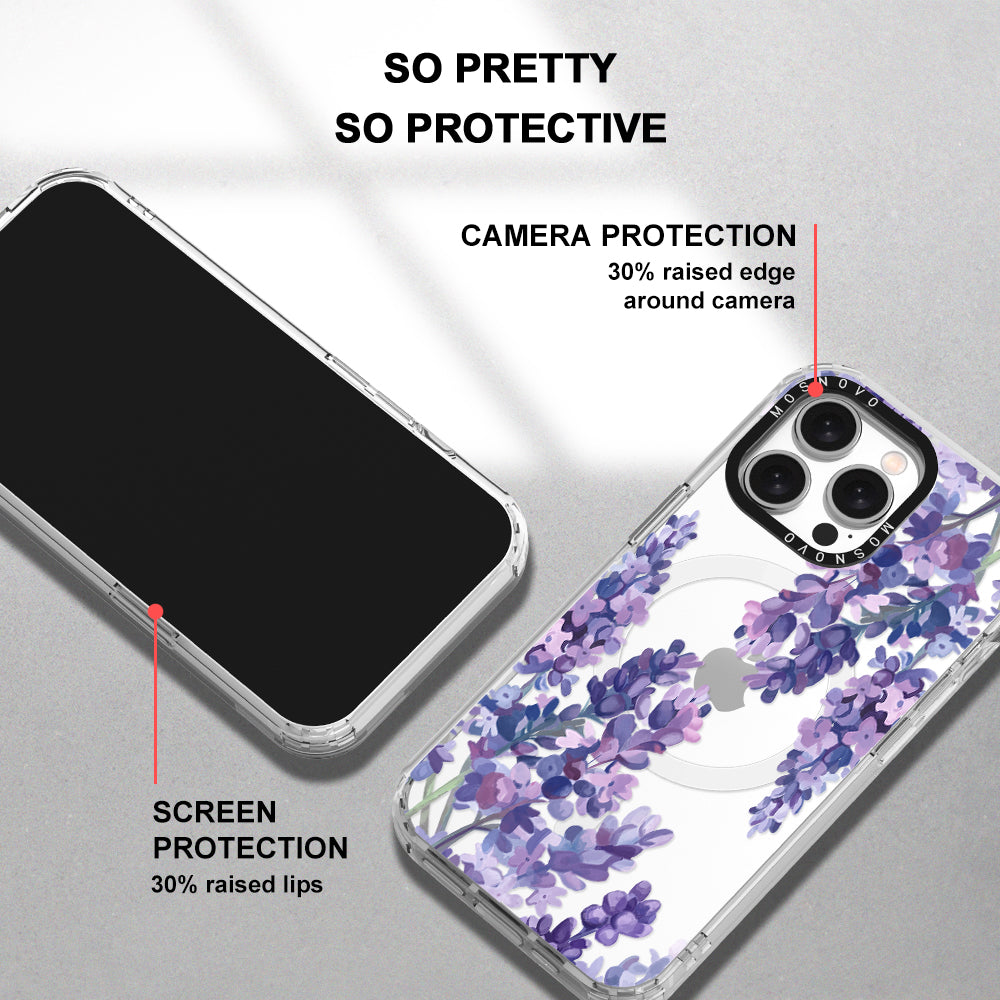 Lavender Phone Case - iPhone 15 Pro Max Case - MOSNOVO