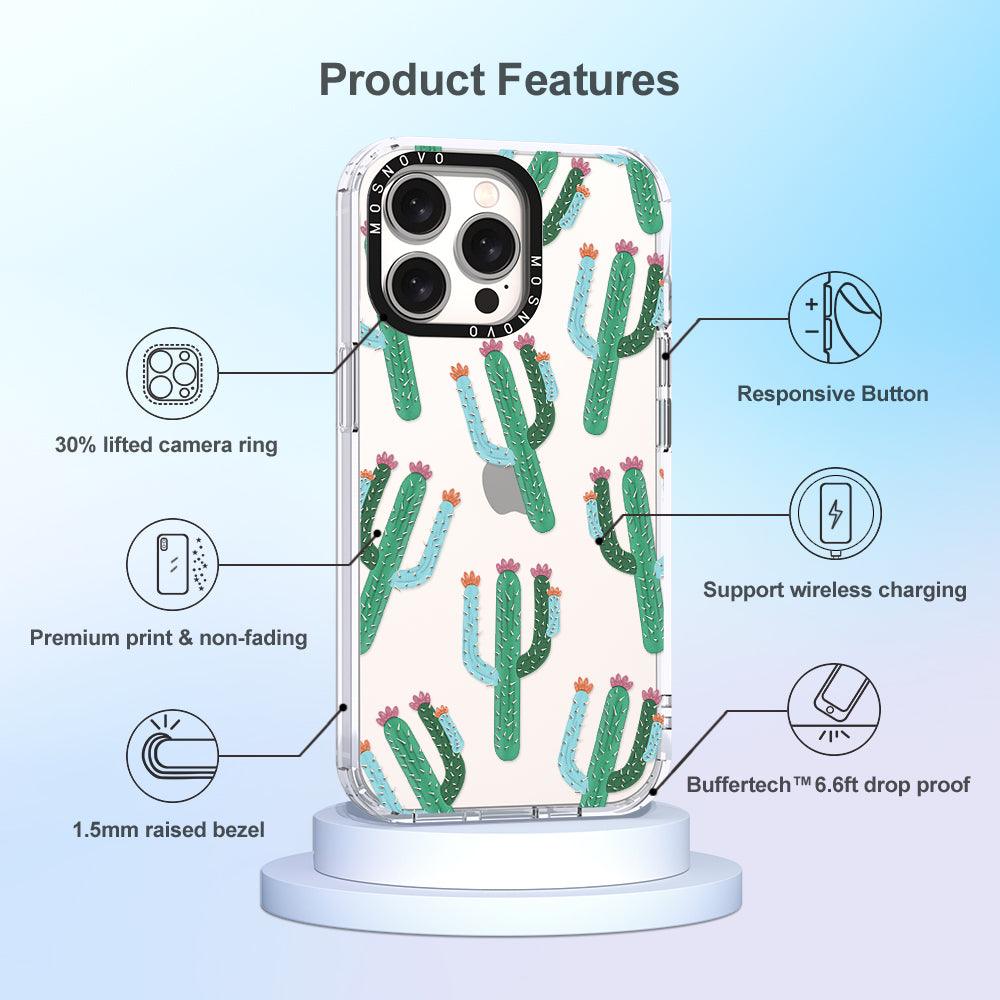 Cactus Phone Case - iPhone 15 Pro Max Case - MOSNOVO