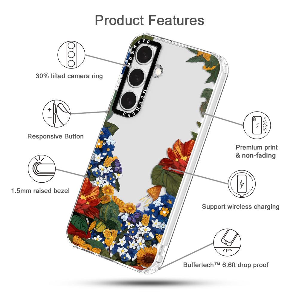 Floral Garden Phone Case - Samsung Galaxy S24 Case - MOSNOVO