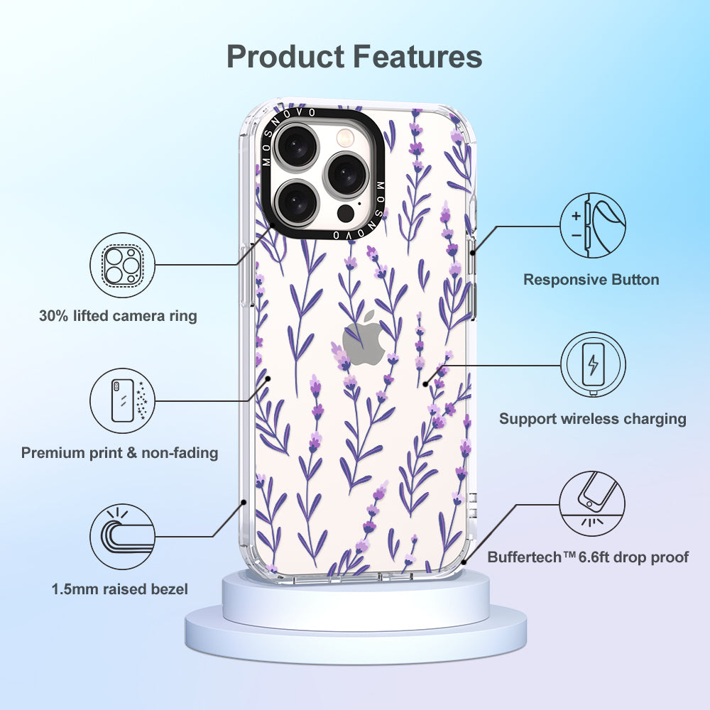 Lavenders Phone Case - iPhone 15 Pro Max Case - MOSNOVO