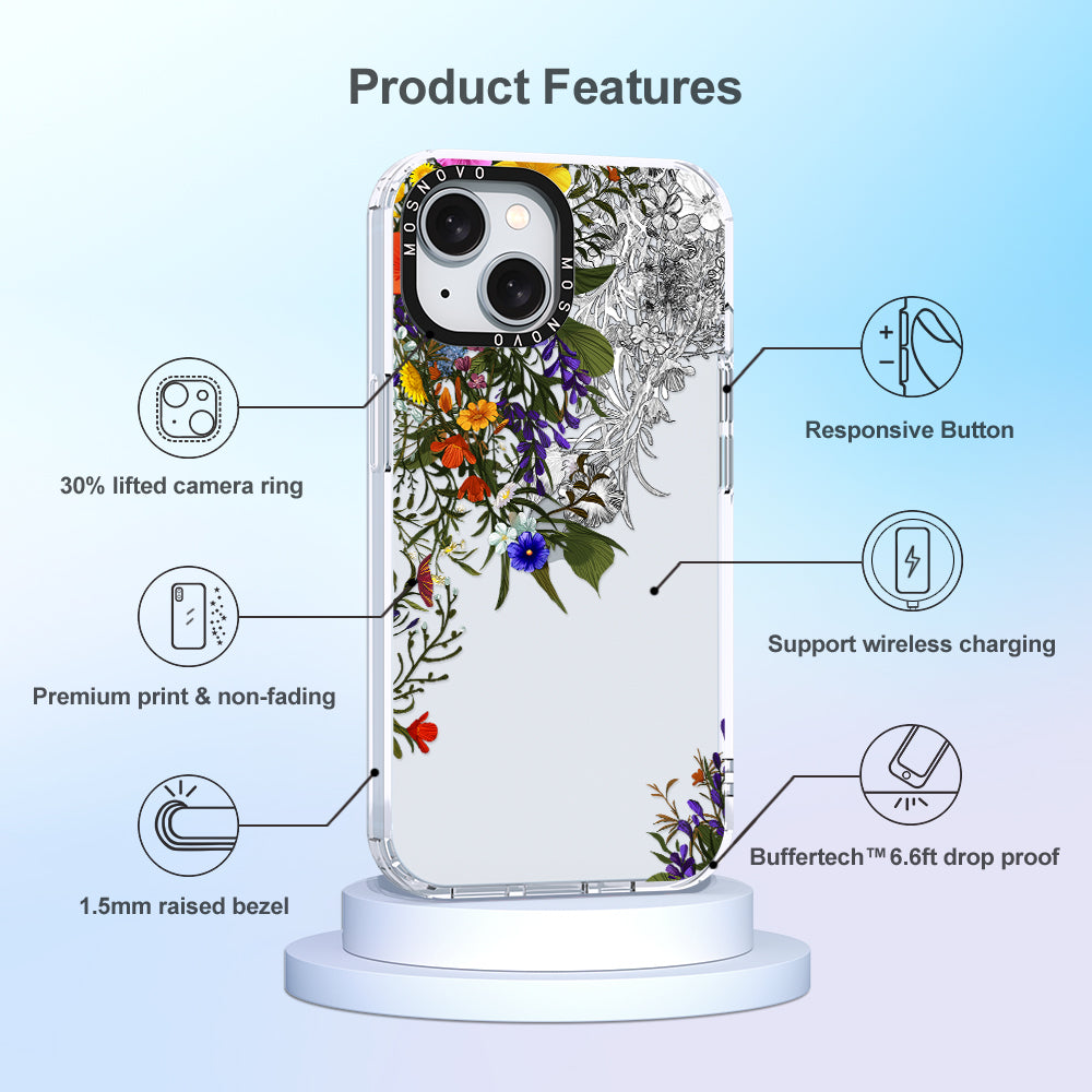 Beautiful Bloom Phone Case - iPhone 15 Case - MOSNOVO