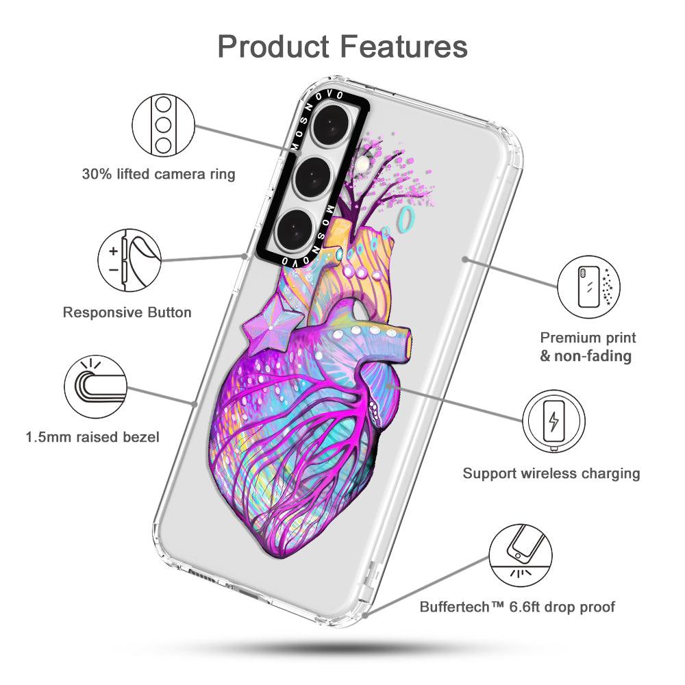 Art of Heart Phone Case - Samsung Galaxy S24 Plus Case - MOSNOVO