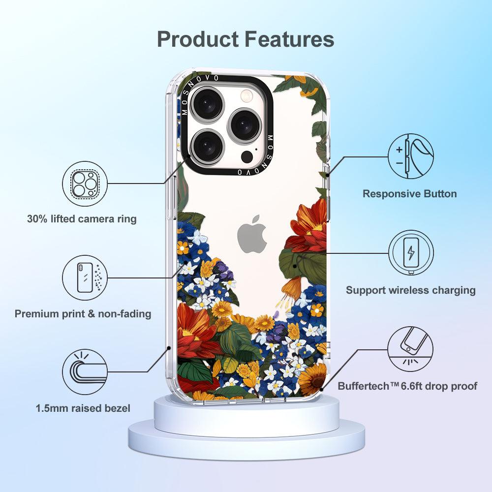 Summer Garden Phone Case - iPhone 15 Pro Case - MOSNOVO