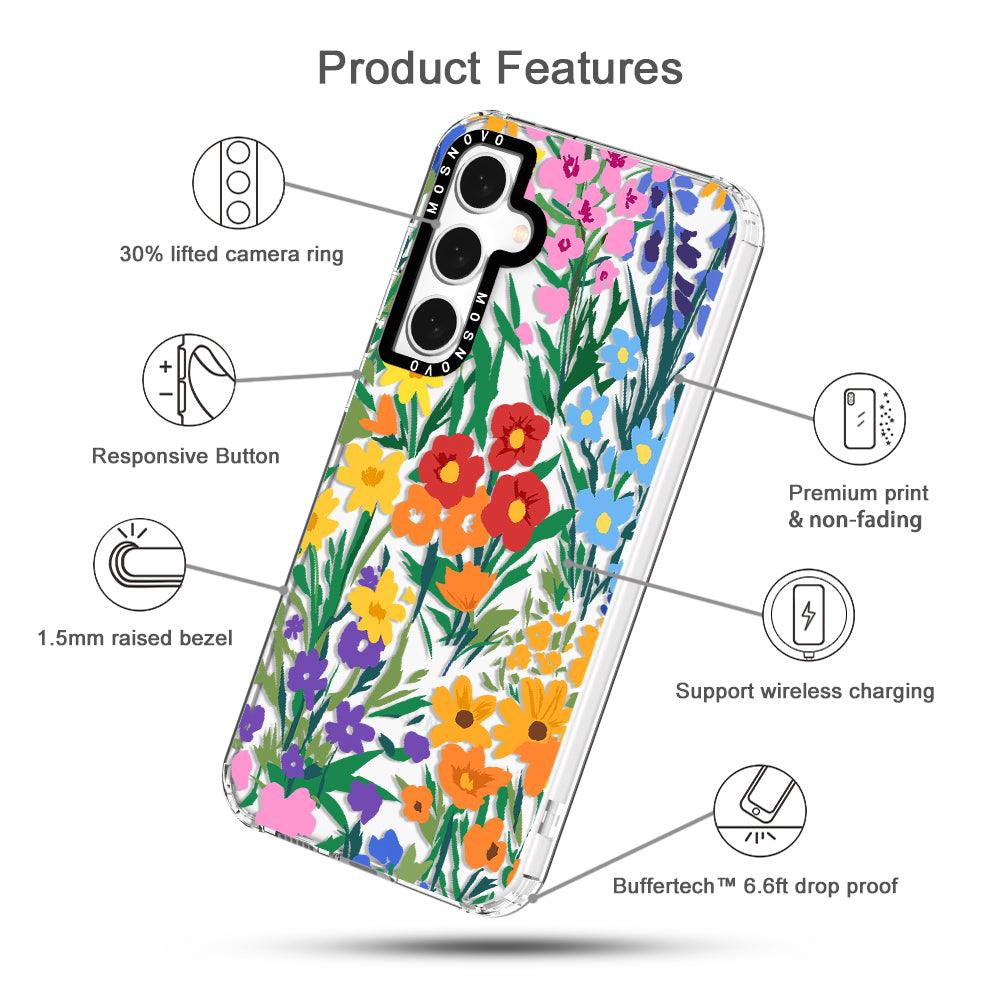 Spring Botanical Flower Phone Case - Samsung Galaxy S23 FE Case