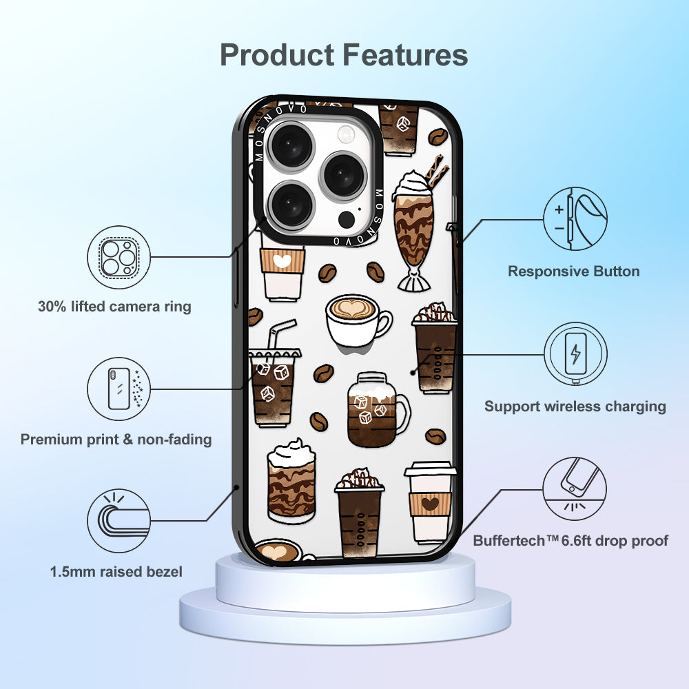 Coffee Phone Case - iPhone 15 Pro Case - MOSNOVO