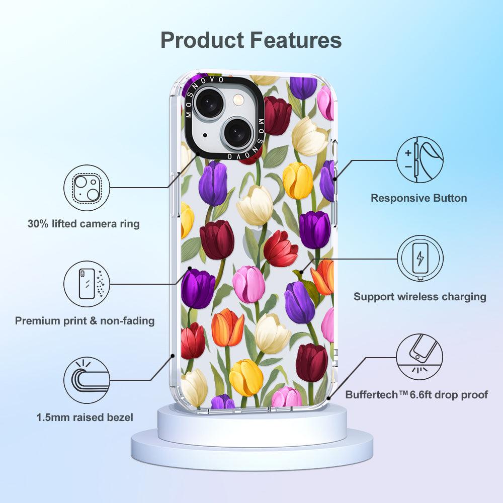 Tulip Phone Case - iPhone 15 Plus Case - MOSNOVO