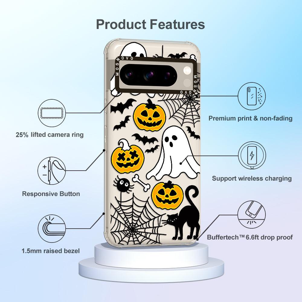 Halloween Pumpkin Phone Case - Google Pixel 8 Pro Case - MOSNOVO