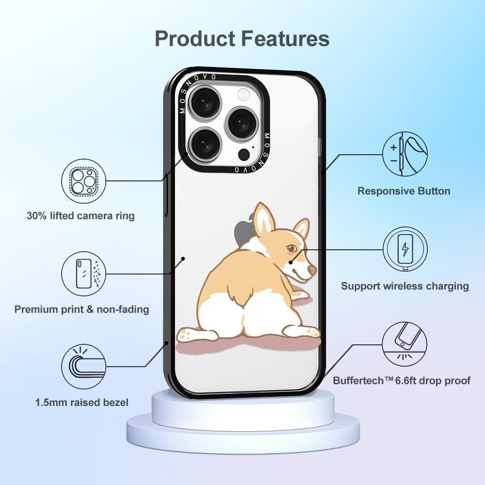 Corgi Dog Phone Case - iPhone 15 Pro Case - MOSNOVO