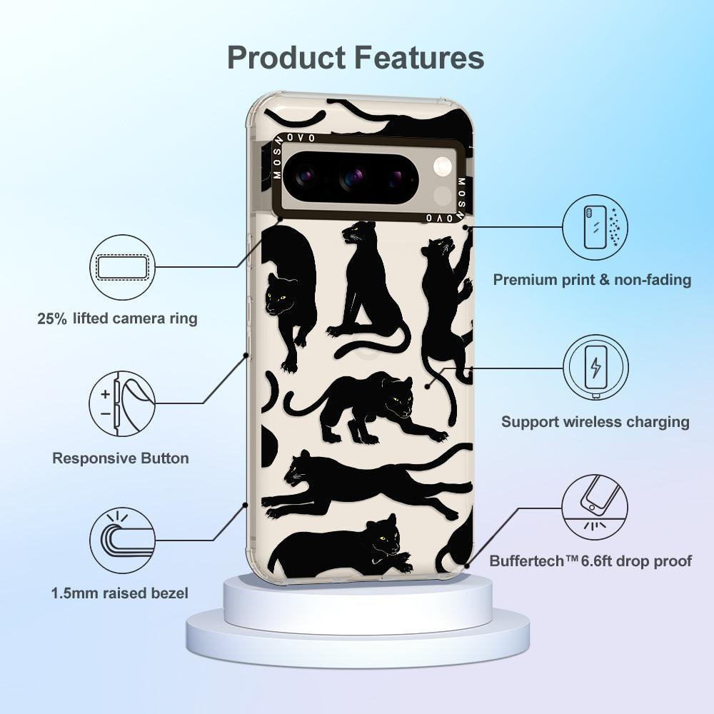 Black Panther Phone Case - Google Pixel 8 Pro Case - MOSNOVO