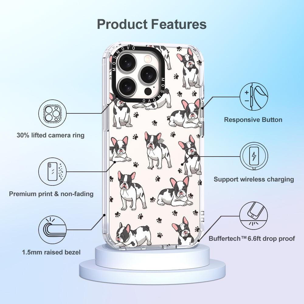 French Bull Dog Phone Case - iPhone 15 Pro Max Case - MOSNOVO