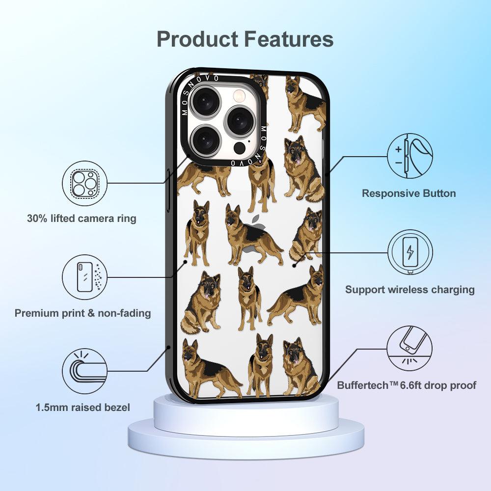 Shepherd Dog Phone Case - iPhone 15 Pro Max Case - MOSNOVO