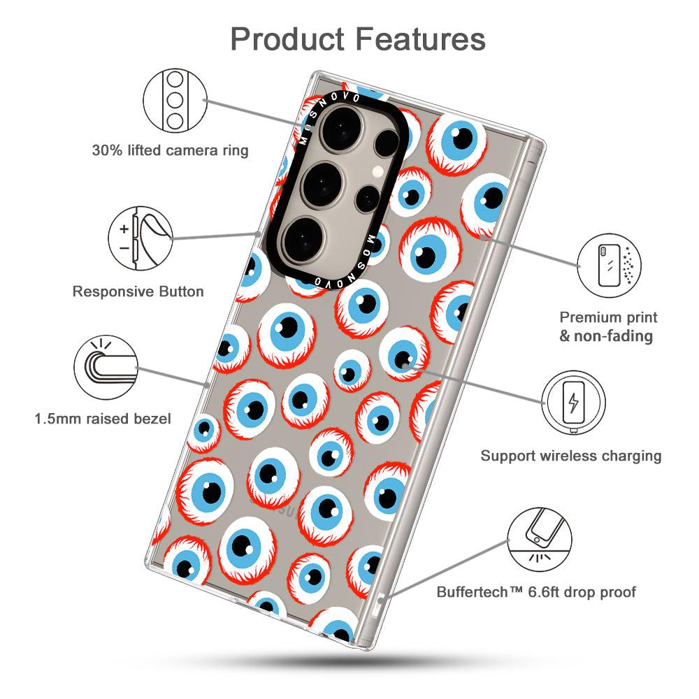 Bloody Eyeball Phone Case - Samsung Galaxy S24 Ultra Case - MOSNOVO