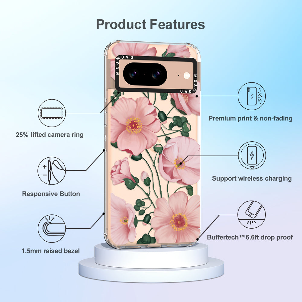 Calandrinia Phone Case - Google Pixel 8 Case - MOSNOVO