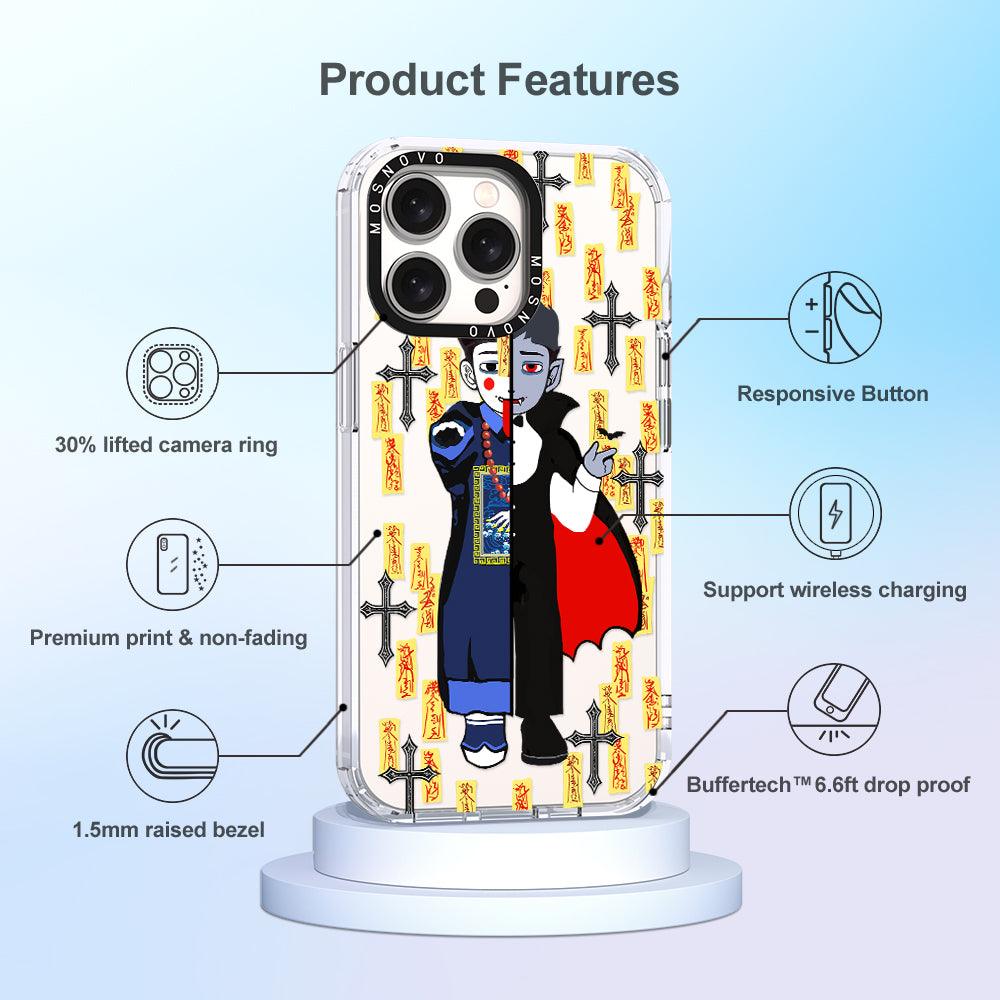 Vampire Vs Jiangshi Phone Case - iPhone 15 Pro Max Case - MOSNOVO