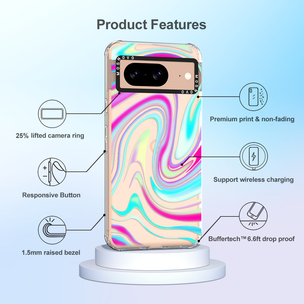 Psychedelic Swirls Phone Case - Google Pixel 8 Case