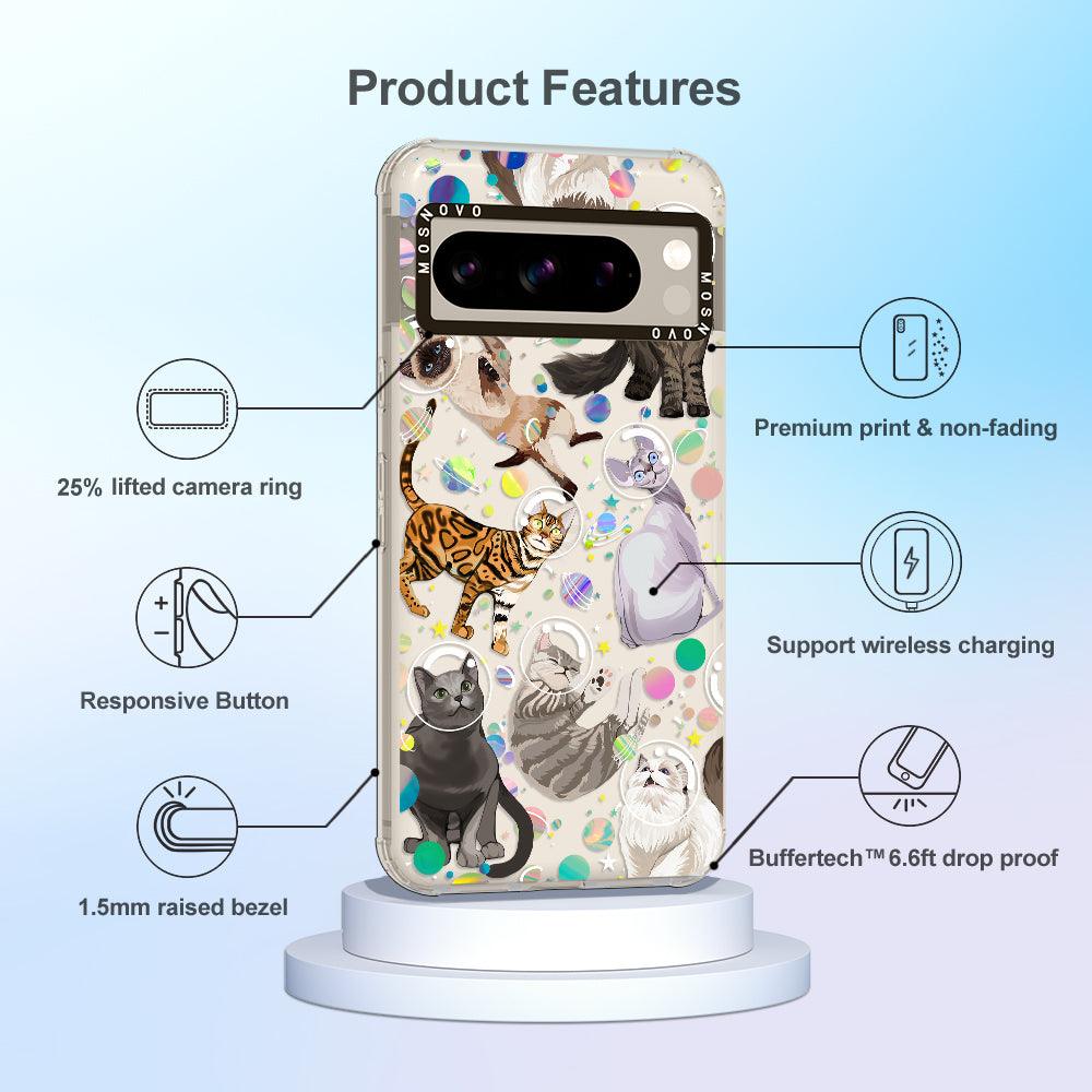 Space Cat Phone Case - Google Pixel 8 Pro Case