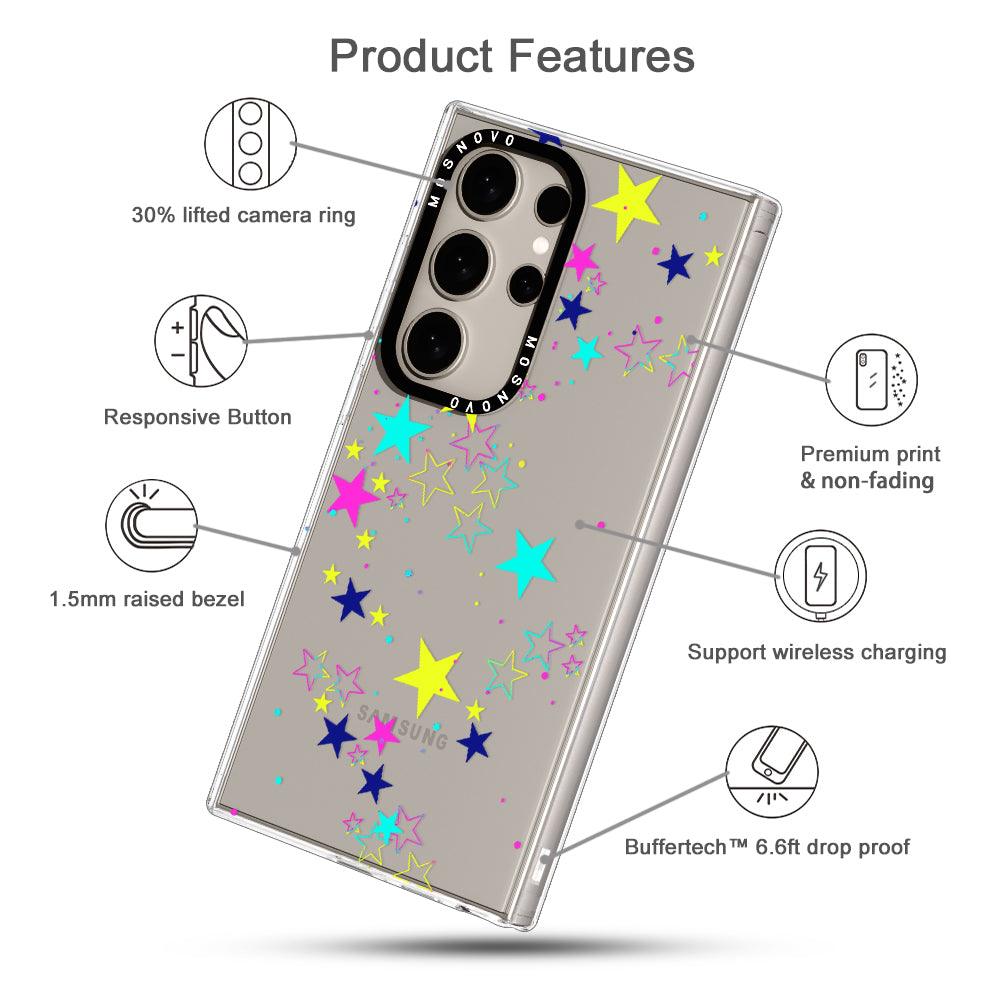 Twinkle Star Phone Case - Samsung Galaxy S24 Ultra Case - MOSNOVO