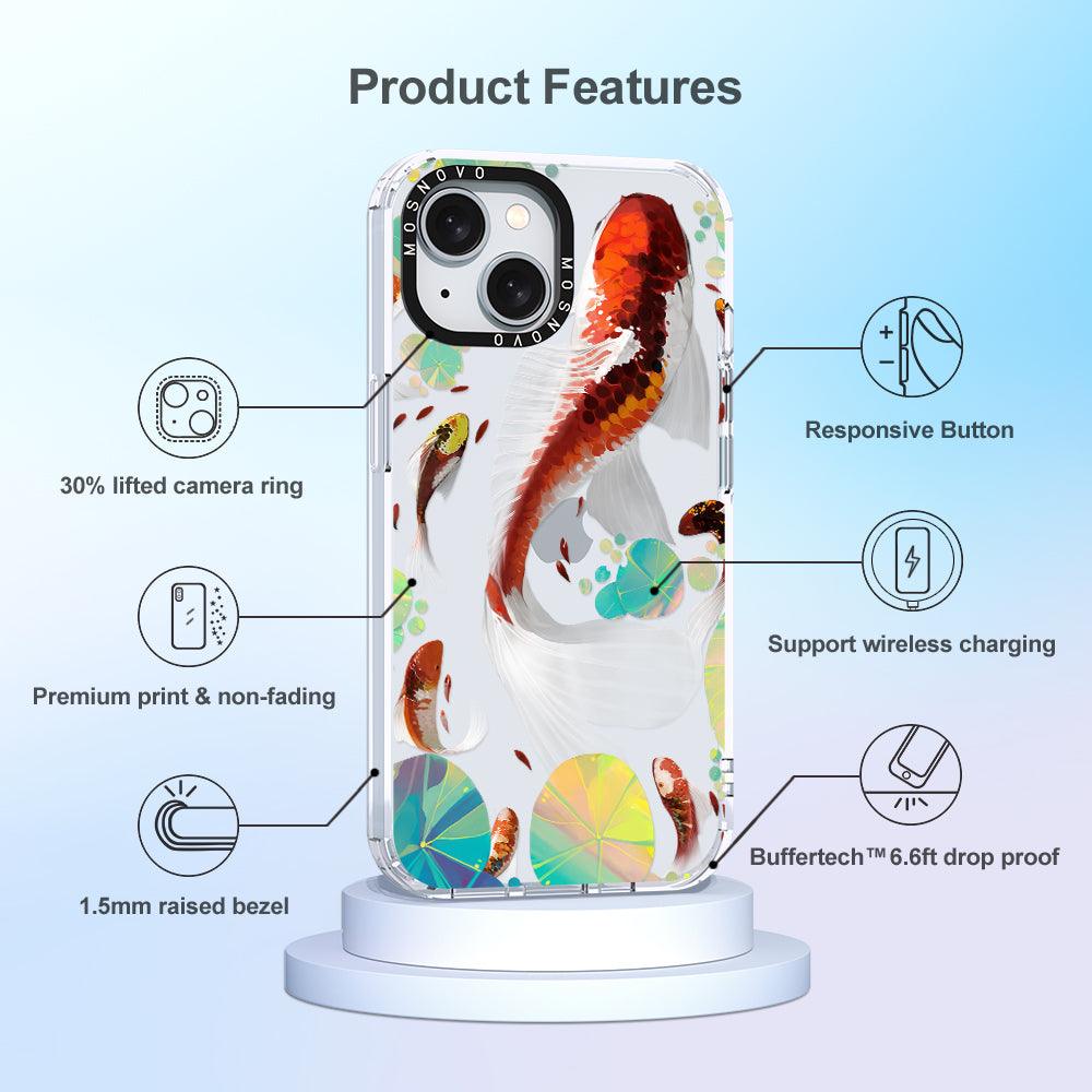 Koi Art Phone Case - iPhone 15 Case - MOSNOVO