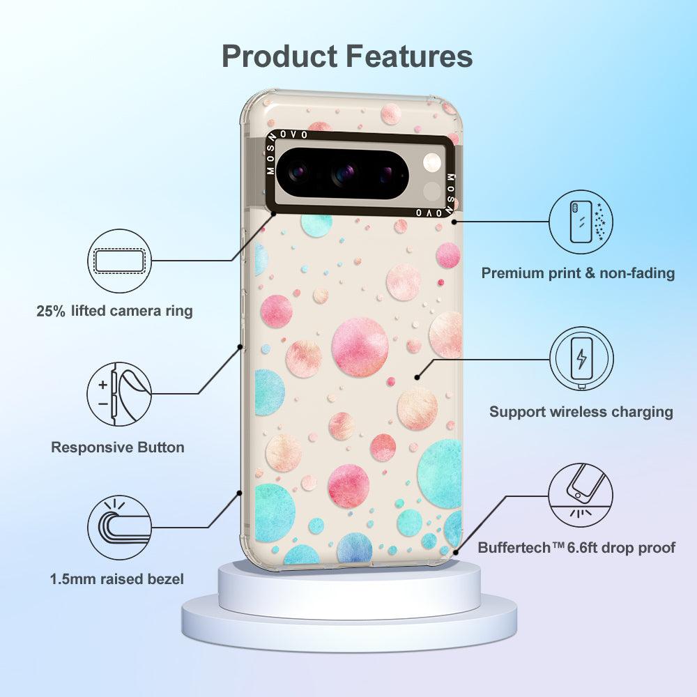 Colorful Bubbles Phone Case - Google Pixel 8 Pro Case - MOSNOVO