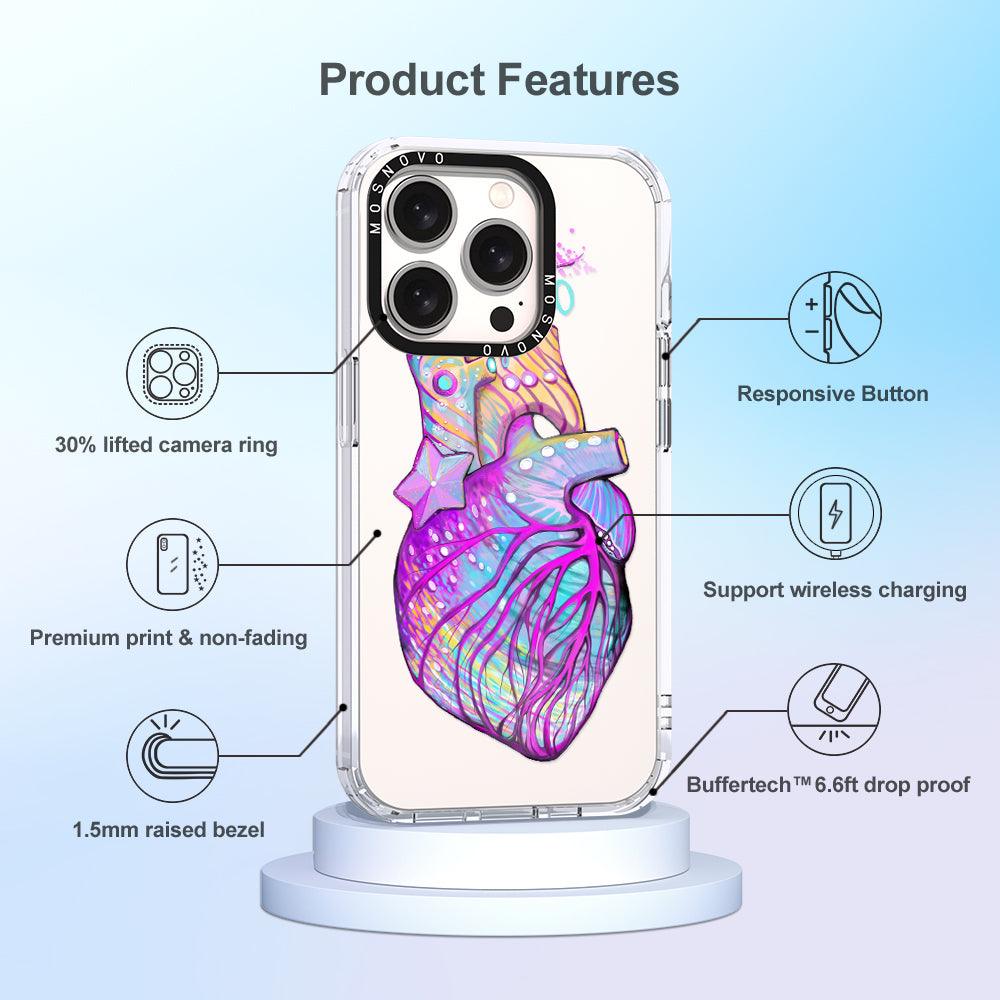 The Heart of Art Phone Case - iPhone 15 Pro Case - MOSNOVO